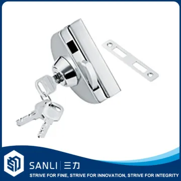 SL-002A stainless steel glass balcony door lock