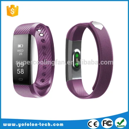 Smart bracelet 2017 new design heart rate monitor smart bracelet ID115