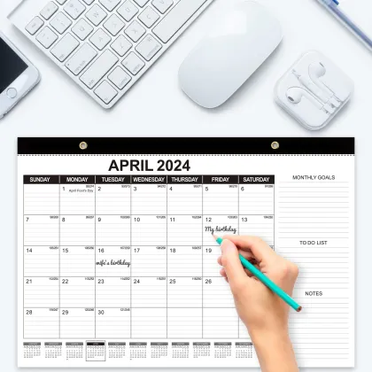 2023 Large Monthly Desk Pad Calendar: A Comprehensive Organizer and Planner for Your Desktop
