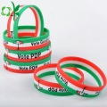 Wristband Custom Logo Fashion Colorful Promotional Silicone Wristband Custom Logo Factory