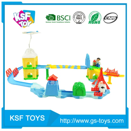 christmas gifts 2017 electric railway stunt track car toy for children