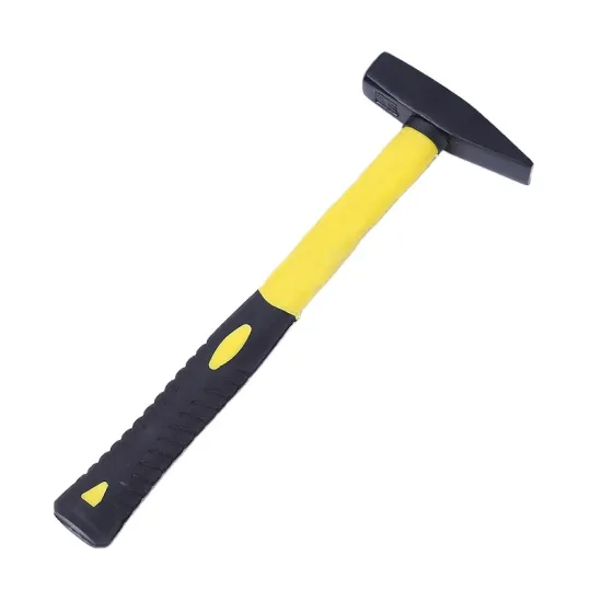 Double Color 600G Forged Machinist Hammer with Fiberglass Handle