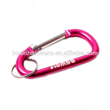 Fashion High Quality Metal Carabiner With Keyring