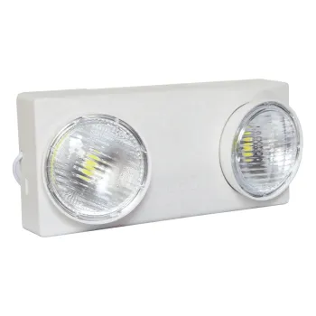 A6W LED Emergency Light Dual COB 3W LED 120-Minute Backup CE RoHS