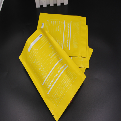 Middle Sealing Potato Chips Packaging Food Bag