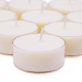 Vela de tealight e perfumação ecológica de cera de soja