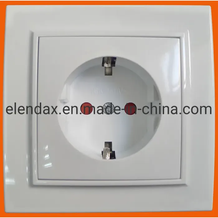 Sakelar Dinding Dua Gang Standar Eropa F8810