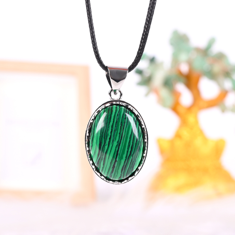 Natural Crystal Pendant Necklace
