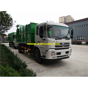 Dongfeng 8Ton Docking Refuse Collector Trucks