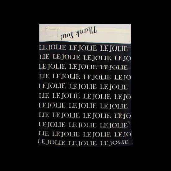 Thickening Black Mail Bag