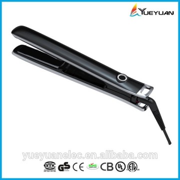 2015 MANUFACTURER! Best quality high temperature LED display gorgeous titanium ceramic magic shine ionic hair straightene