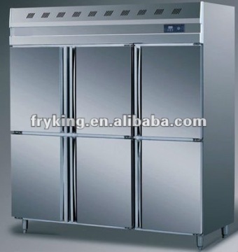 6 door commercial refrigerator