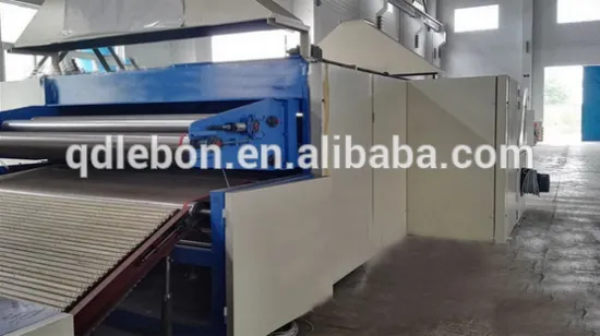 High quality nonwoven spray chemical bonding wadding machine line