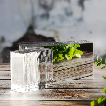 Transparent Crystal Glass Bricks: Customized, Cheap, and Decorative Indoor Blocks