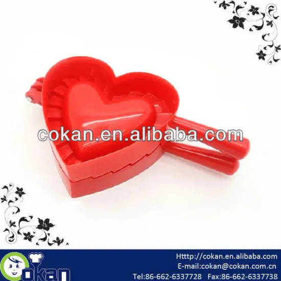 Heart Shape Plastic Dumpling Mould CK-DP003