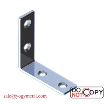 OEM Machining l Shaped Metal Shelf Bracket