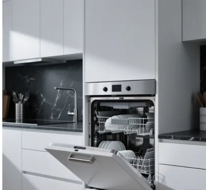 Efficient Dishwasher for Home Kitchen Use