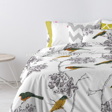 Reactive Printing High Quality Ink Wash Painting Duvet Cover Bedding Set