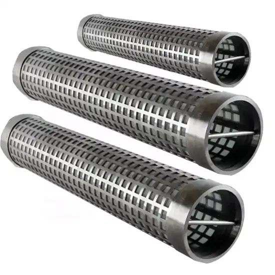Stainless Steel Perforated Pipe Filter Tube 25mm/50mm OD