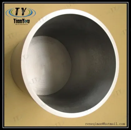 Tungsten crucible for sapphire crystal growthing crucible