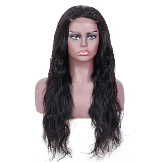 brazilian cuticle aligned body wave women 4x4 closure lace wig human hair closure wig