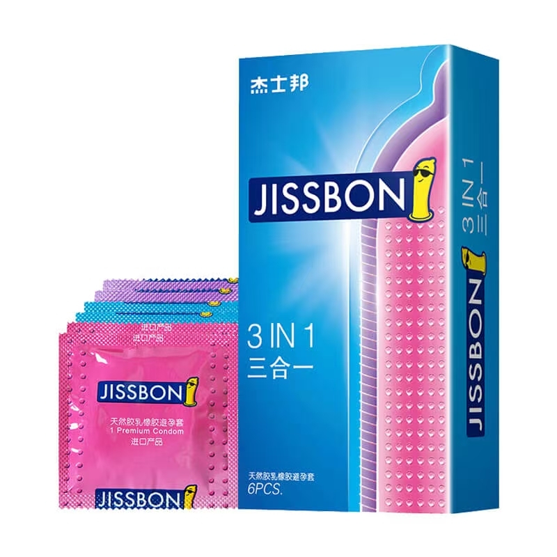 Condom series JSB 3-in-1 6 pieces