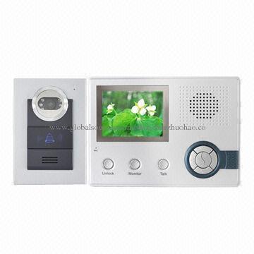 Video Door Phone Entry System with 3.5-inch Color Display, Wireless, Waterproof Design