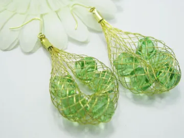 Green Promotional Earrings