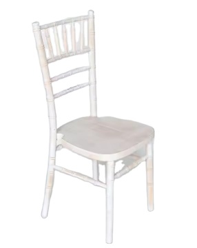 Popular Limewash Color European France Style Wooden Chiavari Chair