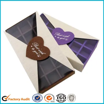 Custom White Chocolate Box With Clear Lid