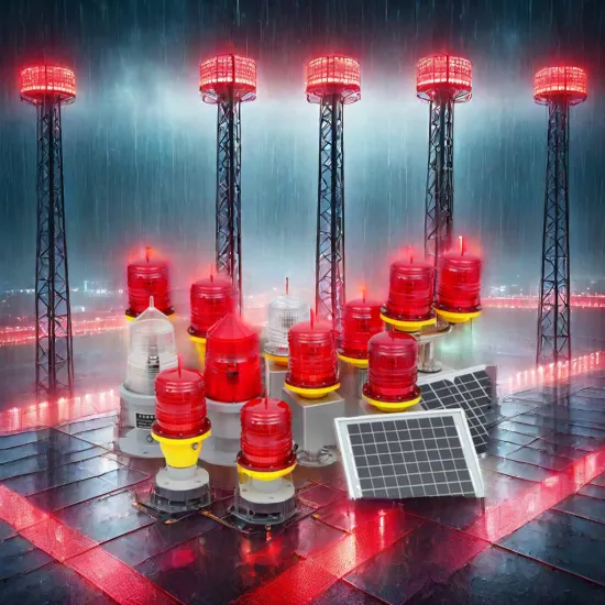 360 Degree LED Warning Waterproof Proximity Flashing Solar Beacon Light for Telecom Towers