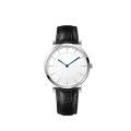 Ultra-slank Design leder horloge met Sapphire Crystal