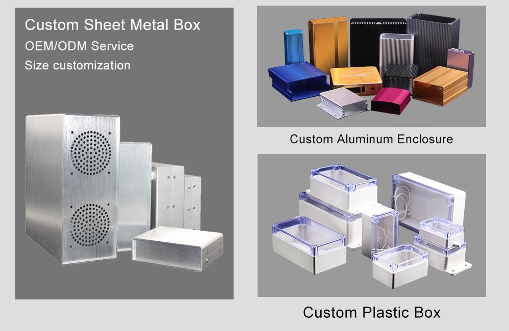 Electronics Junction Box Case ABS Plastic She