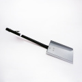 Outils de barbecue manche noire en acier doux spatule