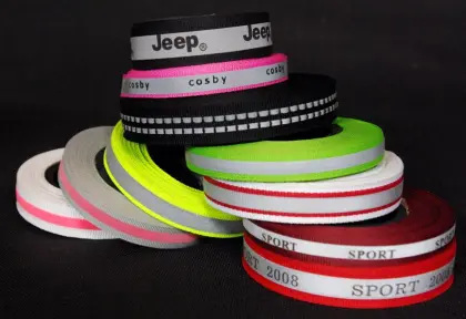 reflective ribbon webbing tape with heat transfer film