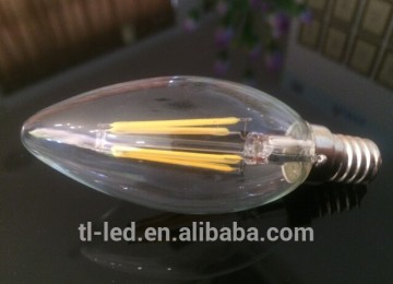 OEM&ODM 360 degree filament C35 4W LED candle light E14/E12 made in China