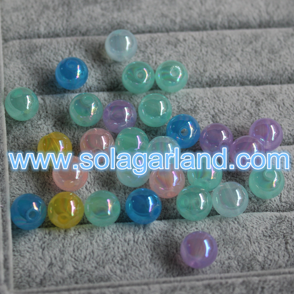 Acrylic Translucent Round Beads