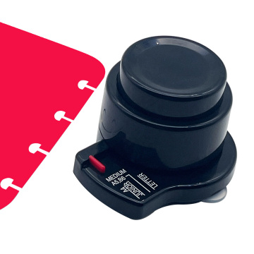 Υψηλής ποιότητας Δύο τρύπες T-Shape Paper Punch Plastic DIY Office Mushroom Punch για A4, A5, B6