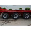 Hydraulic climbing ladder low bed semi trailer