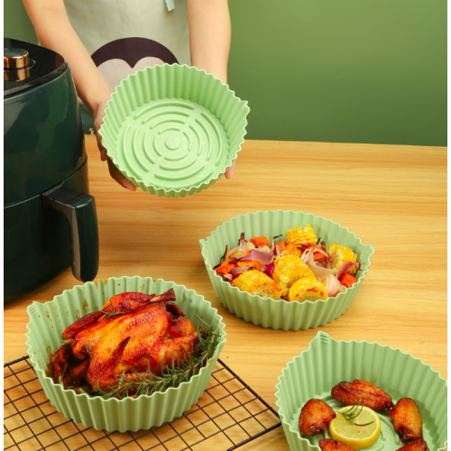 Anpassad Air Fryer Silicone Pot Liners ugns tillbehör