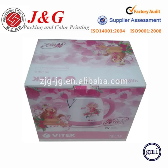 china suppliers electronic packaging printed carton e-flute box