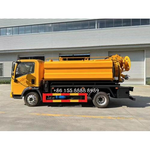 High Pressure Cleaning Sewage Suction Dual-purpose Truck