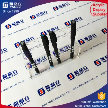 Home decorative clear transparent acrylic pen holder