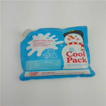 Custom aluminum foil blue ice bag plastic ice-bag