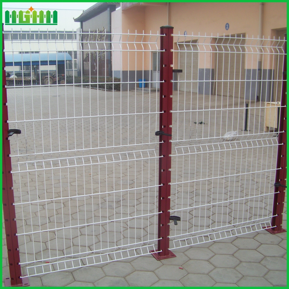 foldable garden V shape fence bend pvc coated