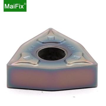 MAIFIX 10 PCS WNMG 080404 080408 TI-COADED टर्निंग बोरिंग कटर आवेषण