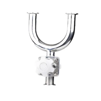 316L Stainless Steel Quick Installation U-Type Sanitary Diaphragm Valve for Pure Water Cleaning