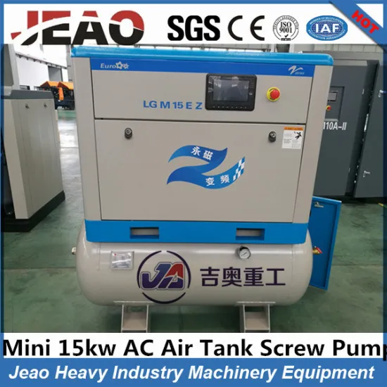 High Quality Permanent Magnet Frequency Conversion 15kw AC Power Screw Air Compressor (OEM Motor)