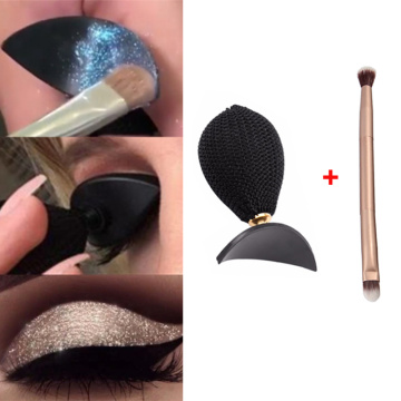 VIP LINK Eyeshadow Stamp Eye Shadow Applicator Crease With Two Headed Eyeshadow Brush Eyes Makeup Kit Eyes Beauty Accessories