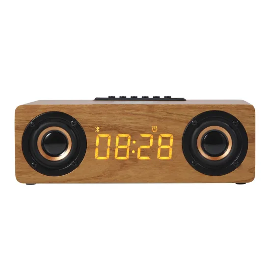 JX Multi-function Wireless Phone Charger with Bluetooth Speaker & Alarm Clock